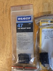 (1) weaver scope mount bases #47-89 (sold individually)