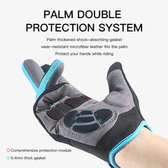 Cycling Gloves Padded Full Finger Mountain Bike Gloves Breathable MTB Racing Men