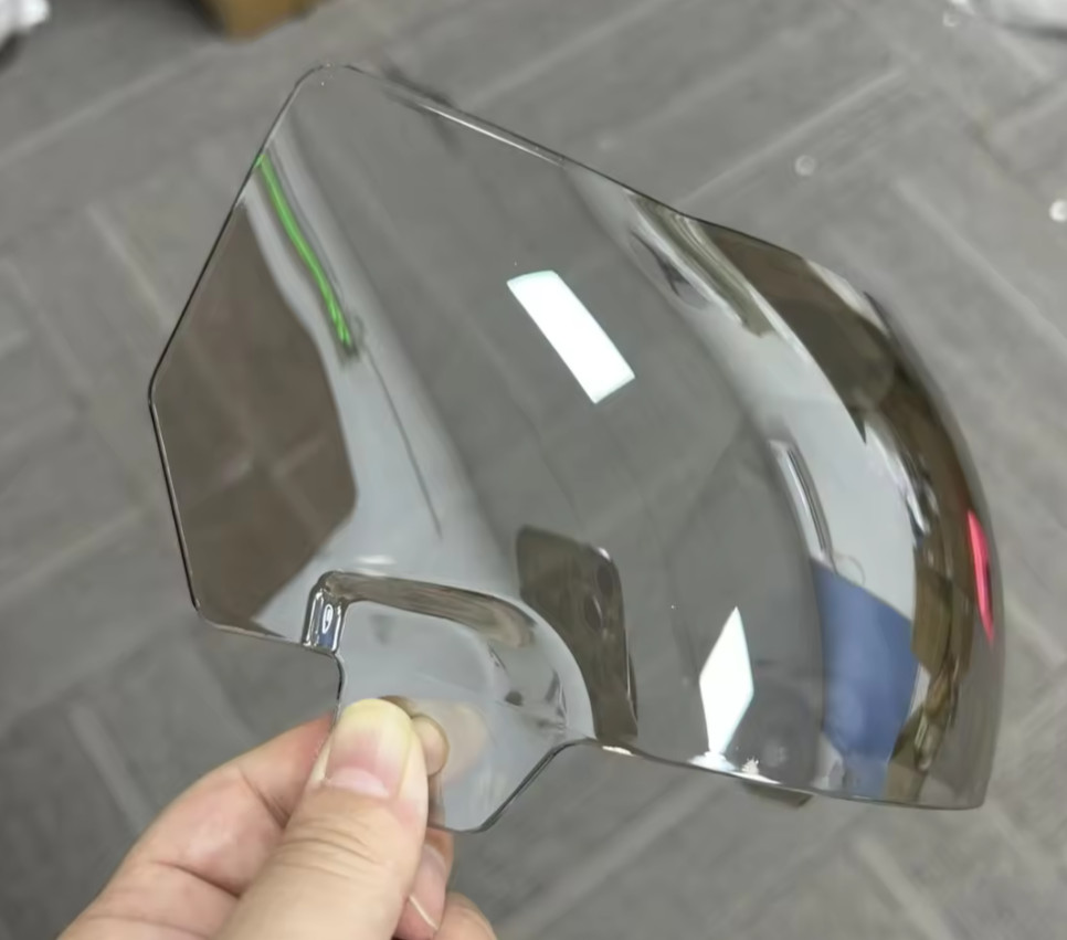 MIRROR CLEAR SILVER SPEED FLEX SCHUTT F7 Football Helmet Oculus Visor +Clips