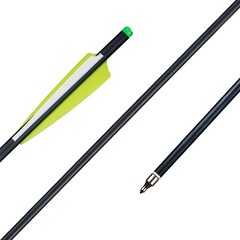 20 inch Crossbow Bolts Carbon Crossbow Arrows +/OR 100 Grain Hunting Broadheads