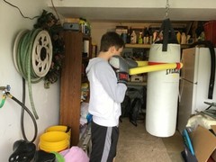 MMA, Boxing Heavy Punching Bag Bully Arm Attachment