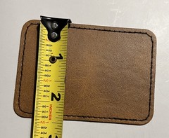 Browning Arms Iron on Leather Patch 3.5” X 2.5” Custom