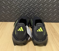 Adidas Copa Pure 3 Elite Laceless FG Black Green Soccer Cleats JS0652 Mens Sz 7
