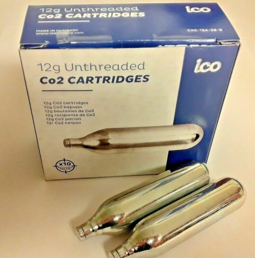 30 CO2 cartridge 12g NON-THREADED 12 gram C02 tire inflator paintball 3 box 10