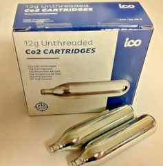 30 CO2 cartridge 12g NON-THREADED 12 gram C02 tire inflator paintball 3 box 10