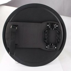 Round Metal Anti-Riot Shield Police Tactical CS Campus Security Protection Black