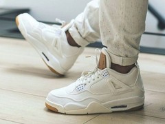 Jordan 4 Retro x Levis White Denim 2018 Men&rsquo;s Size US 7-12