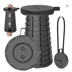 Folding Stool Portable Telescopic Chair Seat Camping Retractable Outdoor Fishing