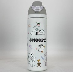 New white Snoopy Water Bottle Owala 24oz Stainless Steel Exclusive