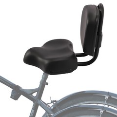 Comfortable Bike Seat with Backrest, Ergonomic Design, Adjustable Height,