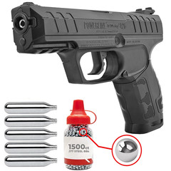 Daisy 426 Powerline .177 Cal Air Pistol CO2 BB Gun w/ 1500 BBs & 5 CO2 Bundle