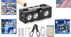 User-Friendly Pool Cue Tip Tool Kit with Stainless Steel Precision Blades