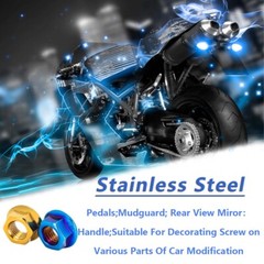 M4 M5 M6 M8 M10 M12 Flange Hex Nuts Stainless Steel, For Motorcycle Bike Locking
