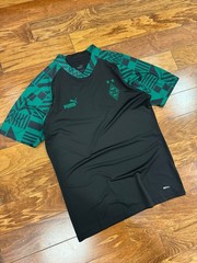 Puma Borussia Black/Green Soccer Jersey 2022-23 Kit (M)