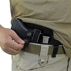 Tactical Pancake Concealed Carry IWB Gun Holster with 2 Mag Pouch – Choose Model