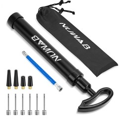 NUWAB 10.6 Inch Ball Pump, Lightweight Portable Manual Pump for Black