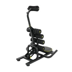 Black Adjustable Inversion Table, Compact Portable Back Stretcher for Home Use
