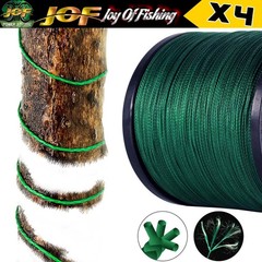 JOF 4 Strands Fishing Line 300/100M Braided PE Fishing Strong Fishing Line Multi