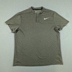 Nike Golf Polo Shirt Mens Size 2XL Modern Fit Dri-FIT Blade Collar Snap Button