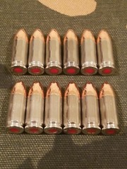 9MM LUGER SNAP CAPS SET OF 12 (NICKEL) REAL 115GN WEIGHT!!!