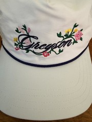 New Greyson Golf Floral Rope Hat Arctic $48