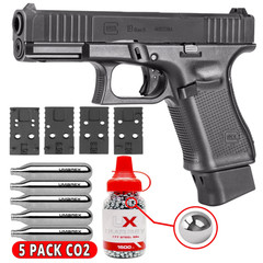 Umarex GLOCK 19 MOS .177 Cal Air Pistol Blowback w/ BBs & 5 CO2 (2255230) Gen 5