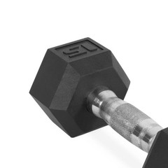 Set of 2 CAP Barbell Rubber-Coated Hex Dumbbells