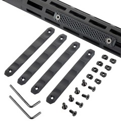 4Pcs/lot MLOK Rail Hand Protection M-lok Rail Cover Panel for M-lok System 120mm