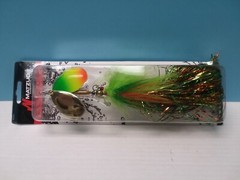 Matzuo – #8 Double Bladed Marabou & Flashabou Spinner – 10&Prime; length – Fire Tiger