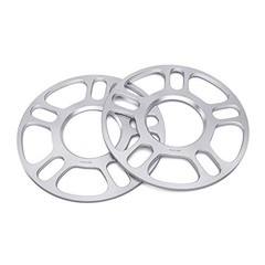 – 5mm 5×114.3 Hubcentric Wheel Spacers (60.1mm Bore) 5mm Thickness Silver