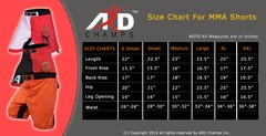 ARD Pro MMA Fight Shorts UFC Cage Fight Grappling Muay Thai Boxing R&B XS-3XL