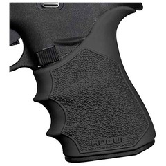 Hogue HandALL Slip-On Beavertail Grip Sleeve Black Rubber Glock 43X MOS 48 18210