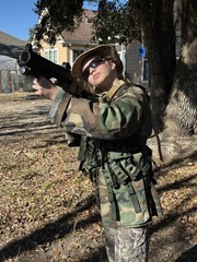 37mm USGI New Woodland Grenadiers Tactical Vest With 18 37mm DT Chalk Rounds