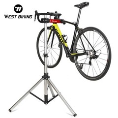WEST BIKING Maintenance Bike Repair Stand Aluminum Bicycle Workstand Tool Tray