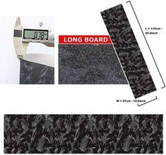 Skateboard Grip Tape Sheet, 45.2×10.6 inch,Bubble Free, Waterproof, Scooter, …