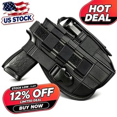 Tactical Molle Right Hand Belt Gun Holster Universal Adjustable Pistol Holsters