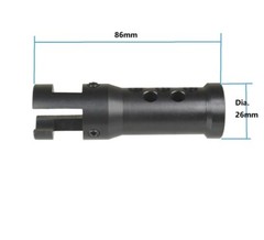 All Steel Quick Detach Twist On SKS Muzzle Brake US Seller
