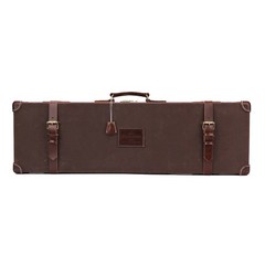 TOURBON Vintage Canvas Shotgun Hard Box Weapon Protect Storage Carry Case Gift