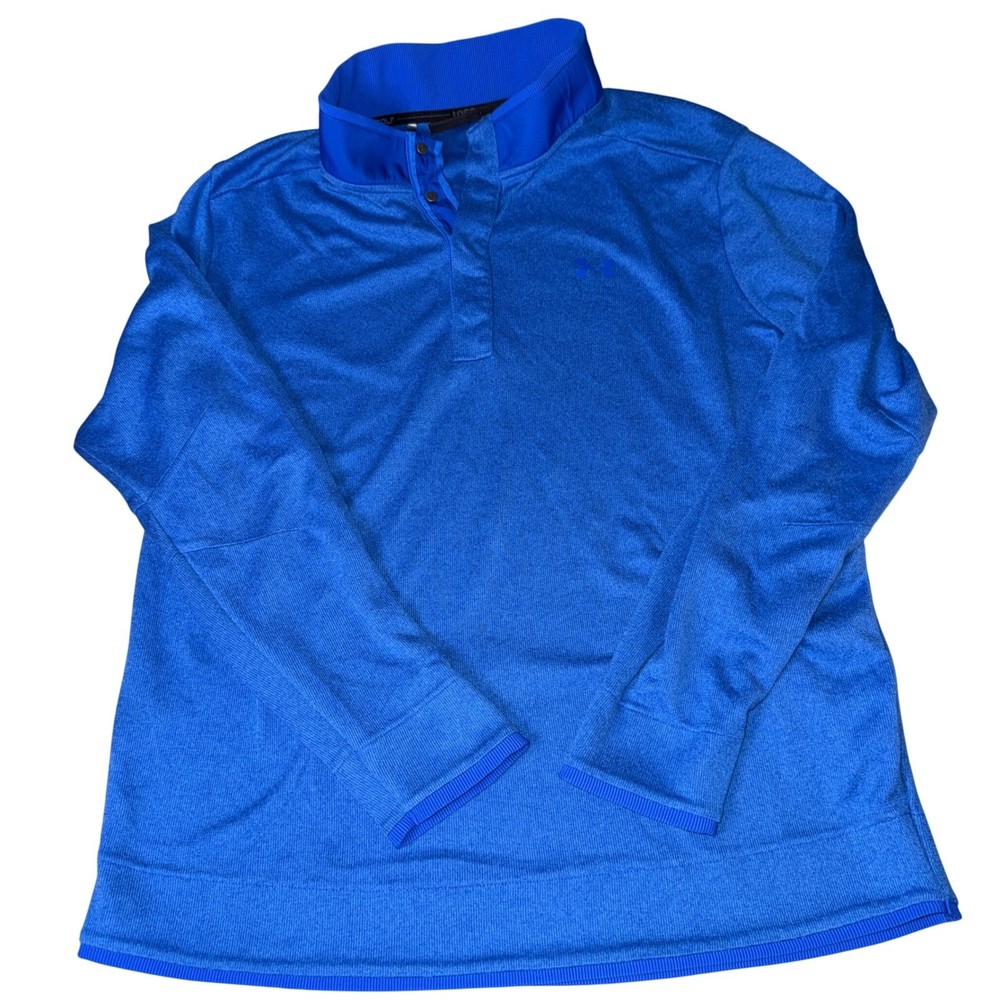 Under Armour Men&rsquo;s ColdGear Storm Sweater 1/4 snap Golf Pullover XXL Blue