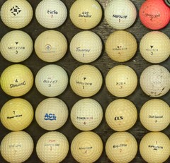 100 Used Vintage golf balls. Condition Varies. Lot VGB 01