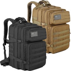 45L Military Tactical Backpack Large Army Men 3 Day Assault Pack Molle Rucksack