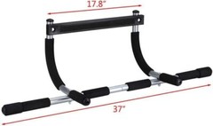 Adjustable Doorway Pull Up Bar for Home Gym Upper Body Workout Steel Chin Up Bar