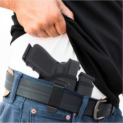 IWB Soft Houston Leather Holster with Magazine/Mag Pouch/Holder – Choose Model