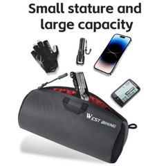 WEST BIKING Bicycle Handlebar Bag Shoulder Bag Waterproof Reflective Bike Bag