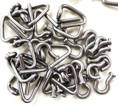 JC Conner Rod Swivel and J Hook 20 Pack Trapping Supplies