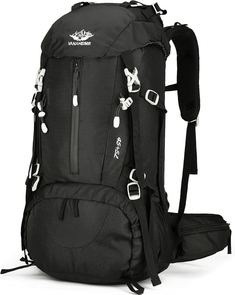 Esup 50L Hiking Backpack Men Camping Backpack with Rain Cover 45L+5L Lightweight