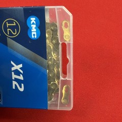 KMC X12 Gold Ti-N 12-Speed Bike Chain 126L fits SRAM GX NX Eagle 12sp Road / MTB