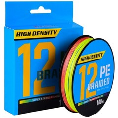 12 Strands PE Braided Fishing Line 100m 500m 1000m Multifilament Superb Casting
