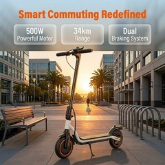 iScooter 10&Prime; 500W E-Scooter for Adults Foldable Scooter Double Shock Absorption