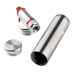 WEST BIKING Portable Aluminum Bicycle Mini Pump CO2 Inflator Bike Tire Ball Pump